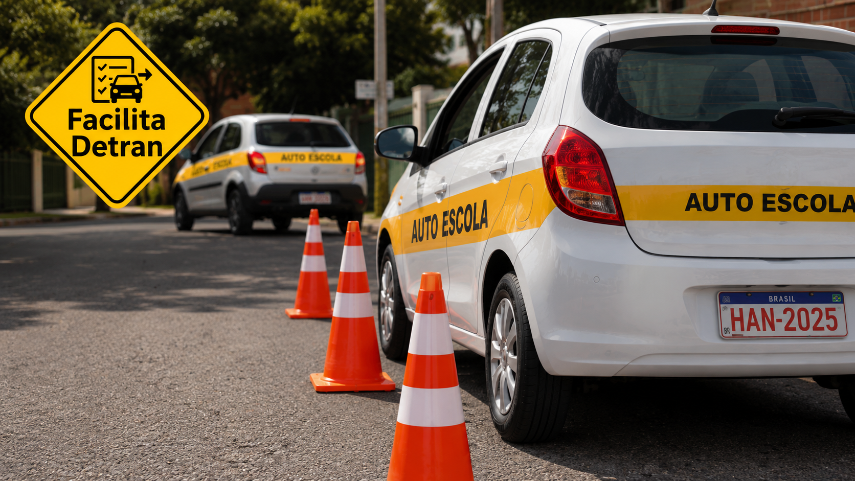 Baliza no exame de direção (2026): o roteiro para mandar bem