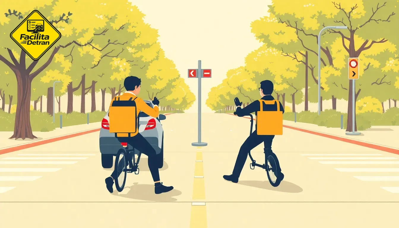 Motociclista - Posição correta - FacilitaDetran