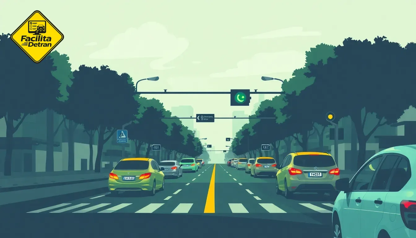 Parada em cruzamentos - Sinal verde