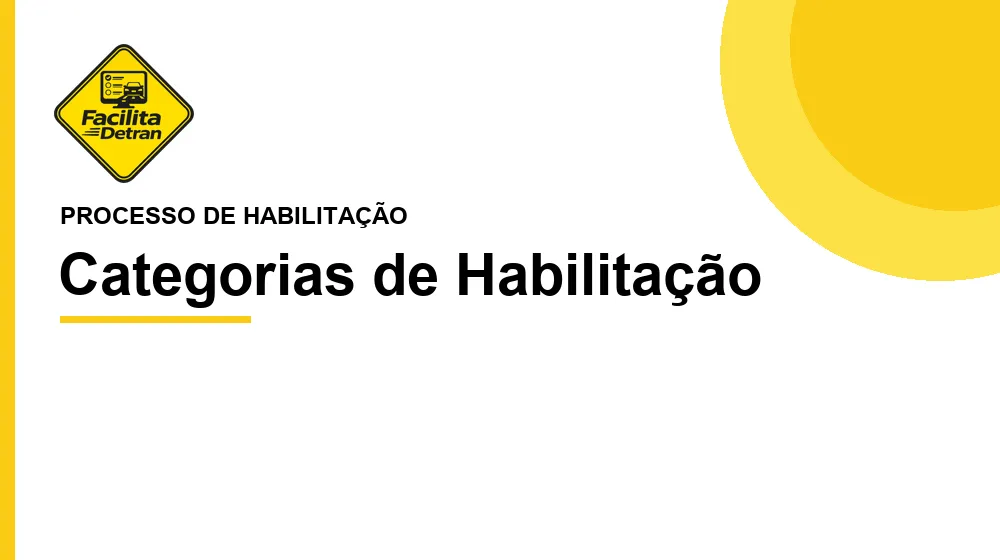 Categorias de habilitação - Categoria A - FacilitaDetran
