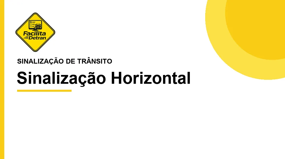 Sinalização horizontal - ML-03 - FacilitaDetran